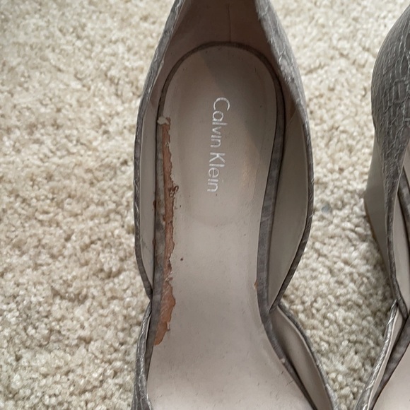 Calvin Klein gray wedge size 9.5 - Picture 4 of 7